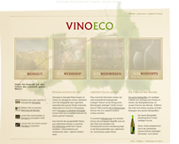 Biowein Vorschau auf Homepage